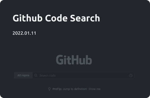 Github Code Search